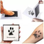 Tampons encreurs non toxiques pour empreinte de main de bébékits sûrs de moulage de patte de chien pour ... Tampons encreurs non toxiques pour empreinte de main de bébékits sûrs de moulage de patte de chien pour ...