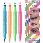 Tampon eye liner 4 eyeliner liquide et stylo tampon longue dure eye - liner liquide en forme pour les ...