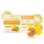 Tampons de nettoyage à lacide kojique et au curcumatampons pour le visage à lacide kojique et au curcuma ... Tampons de nettoyage à lacide kojique et au curcumatampons pour le visage à lacide kojique et au curcuma ...