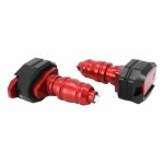 Tampon de protection - top block moto pour yamaha 700 mt - 07 rouge avec motif