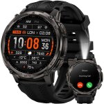 Tank t4c montre connect�e homme gps lampe torche talkie - walkie 15 amoled 5atm / ip69k sommeil cardio ...