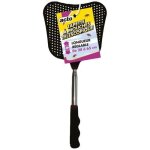 Tapette � mouches - acto - manche t�lescopique - t�te 11x12cm - manche 28 � 65cm