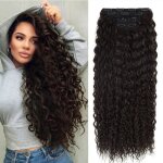 Tapez 4 - 28 pouces 200g - extensions de cheveux synthtiques afro  clips longueur 28 pouces couleur ...