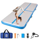Tapis airtrack tapis de gymnastique tapis dentra�nement tapis de gymnastique avec pompe � air lext�rieur ...