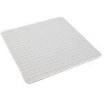 Tapis anti - drapant baignoire ou douche - today - utility - 50 x 50 cm - carr - white