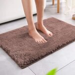 Tapis de bain tapis de bain absorbant antid�rapant tapis de bain moelleux en microfibre lavable en machine(mar ...