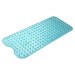 Tapis de bain tapis de bain antidrapant pour salle de bain tapis de douche100x40cm (vert transparent) ...