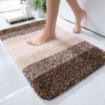 Tapis de bain antid�rapant ultra doux et absorbant id�al pour les entr�es de salle de bain etc. 1 pi�ce ...