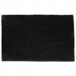 Tapis de bain chenille 50 x 80 cm atmosph�ra - chenille noir