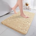 Tapis de bain en mousse � m�moire de forme - tapis de douche absorbant - tapis de bain antid�rapant salon ...