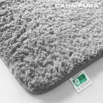 Tapis de bain sky uni gris argenté 50 x 60 cm Tapis de bain sky uni gris argenté 50 x 60 cm