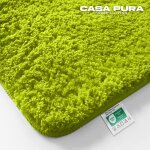 Tapis de bain sky uni vert pomme 80 x 150 cm