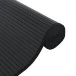 Tapis en bambou - wiens - rectangulaire - 60x100 cm - noir - antid�rapant - facile � nettoyer - enroulable ...