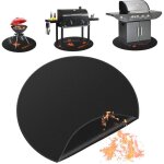 Tapis de brasero rond de 991 cm r�sistant � la chaleurimperm�able et ignifugetapis de barbecue �pais ...