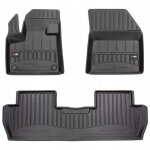 Tapis en caoutchouc pour voiture - frogum - peugeot 5008 ii - � partir de 2017 - 3 pi�ces - bords 6 cm ...