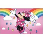 Tapis de chambre enfant rose minnie - minnie - rectangulaire - synthtique