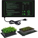 Tapis chauffant serre germination semis coussin chauffant 25 x 52. 5 cm 21w plaque chauffante �tanche ...