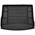 Tapis de coffre - frogum - vw tiguan ii - caoutchouc - noir - organisateur 5cm