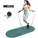 Tapis de corde � sauter tapis dexercice de fitness protection des genoux absorption des chocsantid�rapant ...