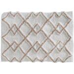 Tapis 50x75cm blanc taupe - 5 five simply smart - taupe