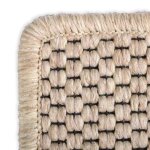 Tapis de couloir kalkutta aspect sisal beige 200 x 500 cm Tapis de couloir kalkutta aspect sisal beige 200 x 500 cm