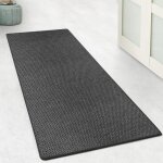 Tapis de couloir kalkutta aspect sisal anthracite 200 x 50 cm Tapis de couloir kalkutta aspect sisal anthracite 200 x 50 cm