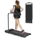 Tapis de course pliable - bigzzia - tapis de marche - motoris 10 km / h - 0. 75hp - cran lcd - ultra ...