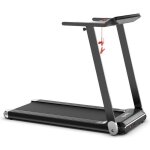 Gymax tapis de course pliable 113x575x94 cm appareil compact de marche et de course avec contrôle par ... Gymax tapis de course pliable 113x575x94 cm appareil compact de marche et de course avec contrôle par ...