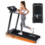 Tapis de course - yee run - yee run - pliable - moteur 25 cv - inclinaison 12%