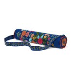 Tapis et coussins de yoga - nature & d�couvertes : sac de yoga brod� - bleu