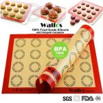 Tapis de cuisson 100% silicone réutilisable anti adhésif résistant à la chaleur pâtisserie walfos sans ... Tapis de cuisson 100% silicone réutilisable anti adhésif résistant à la chaleur pâtisserie walfos sans ...