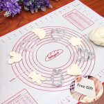 Tapis de cuisson patisserie en silicone anti - adhésif réutilisable baking mat fondant pâte 100% sans ... Tapis de cuisson patisserie en silicone anti - adhésif réutilisable baking mat fondant pâte 100% sans ...