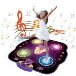 Tapis de danse lectronique - lecoo - bluetooth - led - antidrapant