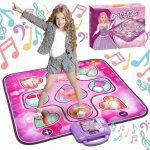Tapis de danse interactif pour enfants filles 3 - 12 ans tapis de jeu musical avec 9 fl�ches lumineuses ...