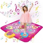 Tapis de danse jouets pour enfants - amoune - piste de danse musicale pour filles - 5 modes de jeu - ...