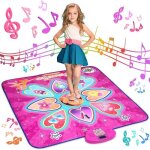 Tapis de danse musical pour enfants de 3  14 ans - kakoo - rose - impermable et antidrapant