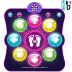 Tapis de danse musical tapis de danse pour enfants led 8 fl�ches 6 modes de jeu