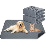 Tapis dentranement pour animal de compagnie 100 x 70 cm impermable protection du sol lavable rutilisable ...