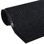 Tapis dentr�e - vidaxl - noir - 90 x 60 cm - antid�rapant - vinyle