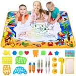 Tapis de dessin - aquadoodle - 100x70cm - 6 stylos - 8 modles - jouet ducatif