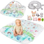 Tapis d�veil b�b� 2en1 lionelo anika - parc pour enfants - 112 x 116 cm - lavable - jouets interactifs ...