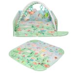 Tapis d�veil b�b� 2en1 lionelo inga - parc pour enfants - 113 x 115 cm - lavable - jouets interactifs ...