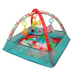 Tapis d�veil b�b� - mengda - jouets dactivit� et de d�veloppement - avec 18 balles marines et arche de ...