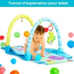 Tapis d�veil polyvalent tapis de jeu pour enfants avec 3 jouets centre d activit� pour b�b� avec pour ...