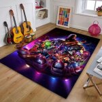 Tapis disney la belle et la b�te - disney - dsn - 2927 - synth�tique - moderne - 120 cm - paillasson ...