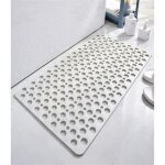 Tapis de douche antid�rapant antibact�rien60 x 90cm bain baignoire pied r�sistant � la moisissure et ...