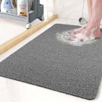 Tapis de douche antid�rapant tapis de baignoire sans ventouses tapis de bain loofah pour baignoire de ...