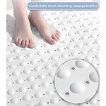 Tapis de douche antidrapant pour lintrieur de la douche tapis de douche antidrapant anti - moisissure ...