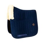 Tapis de dressage pour cheval kentucky skin friendly velvet - navy - full