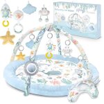 Tapis éducatif interactif - nukido - ocean - bleu - standard - tous publics Tapis éducatif interactif - nukido - ocean - bleu - standard - tous publics